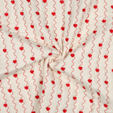 Ivory Red Hearts
