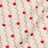 Ivory Red Hearts