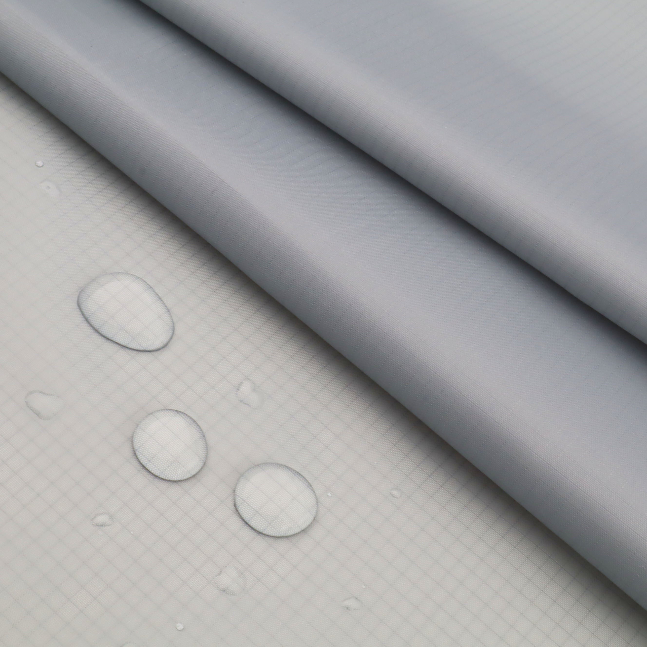 RipStop Water Repellant Tear Resistant Light Outdoor Fabric - Grey ...
