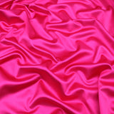 Rosa Shiny Stretch Silk Satin Fabric - Magenta