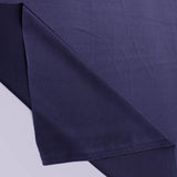 Rosa Shiny Stretch Silk Satin Fabric - Navy