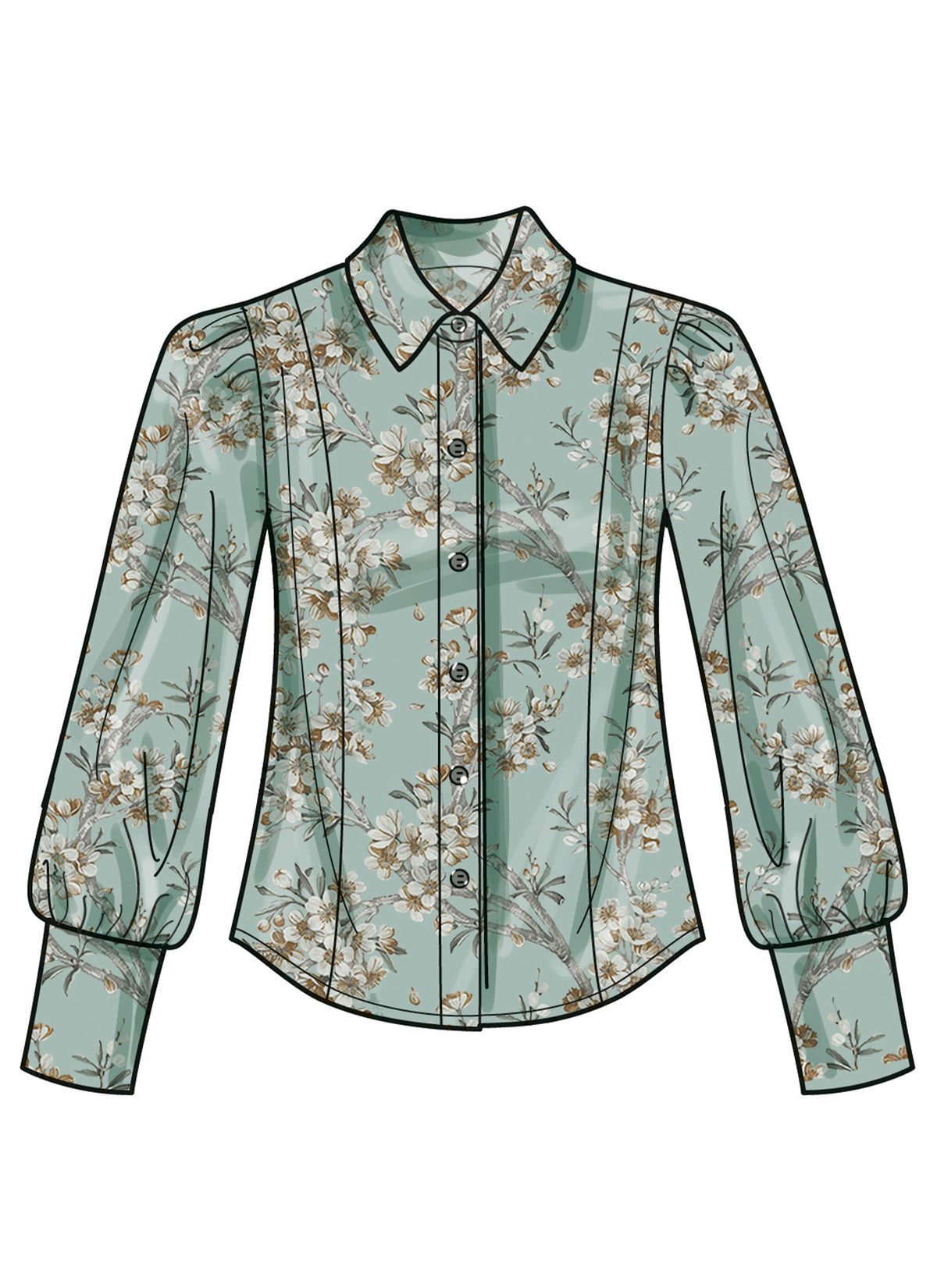 Simplicity Misses & Women's Blouses Sewing Pattern Guide S3002
