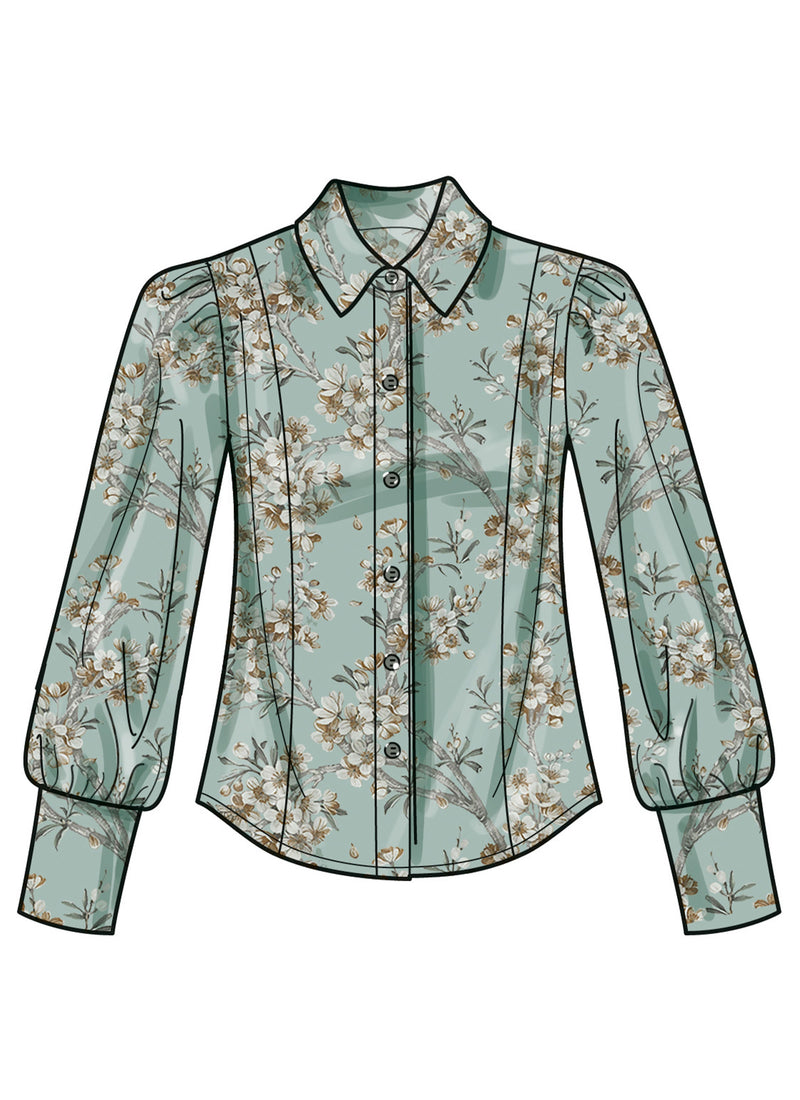 Simplicity Misses & Women's Blouses Sewing Pattern Guide S3002
