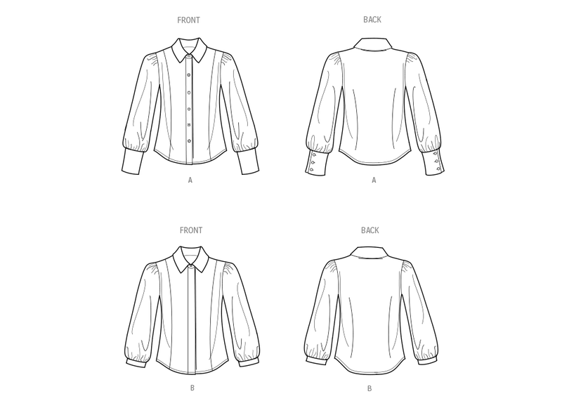Simplicity Misses & Women's Blouses Sewing Pattern Guide S3002