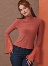 Simplicity Misses Knit Tops Sewing Pattern for Stylish Creations S3003