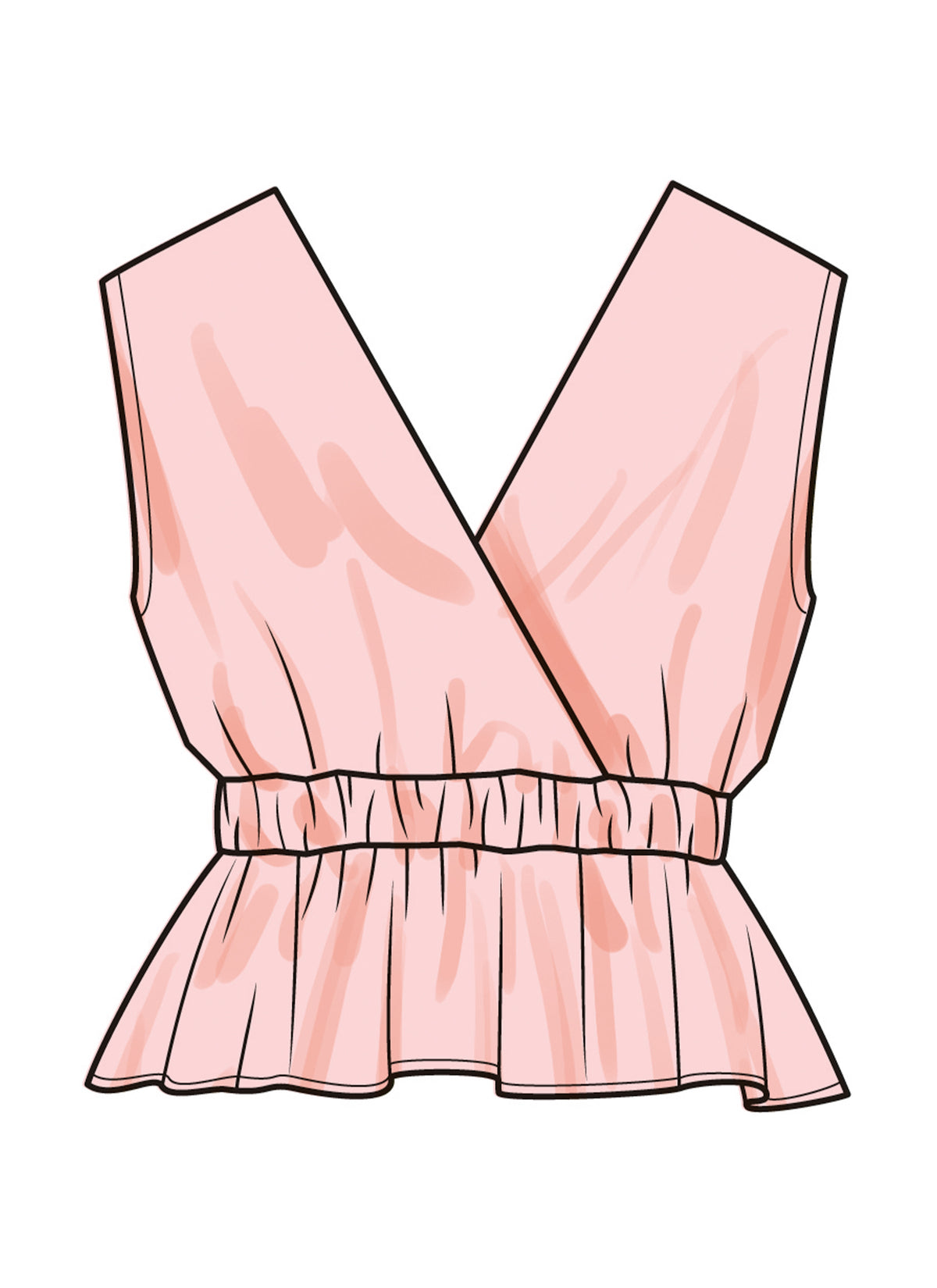Simplicity Misses Top with Sleeve Variations Sewing Pattern S3004