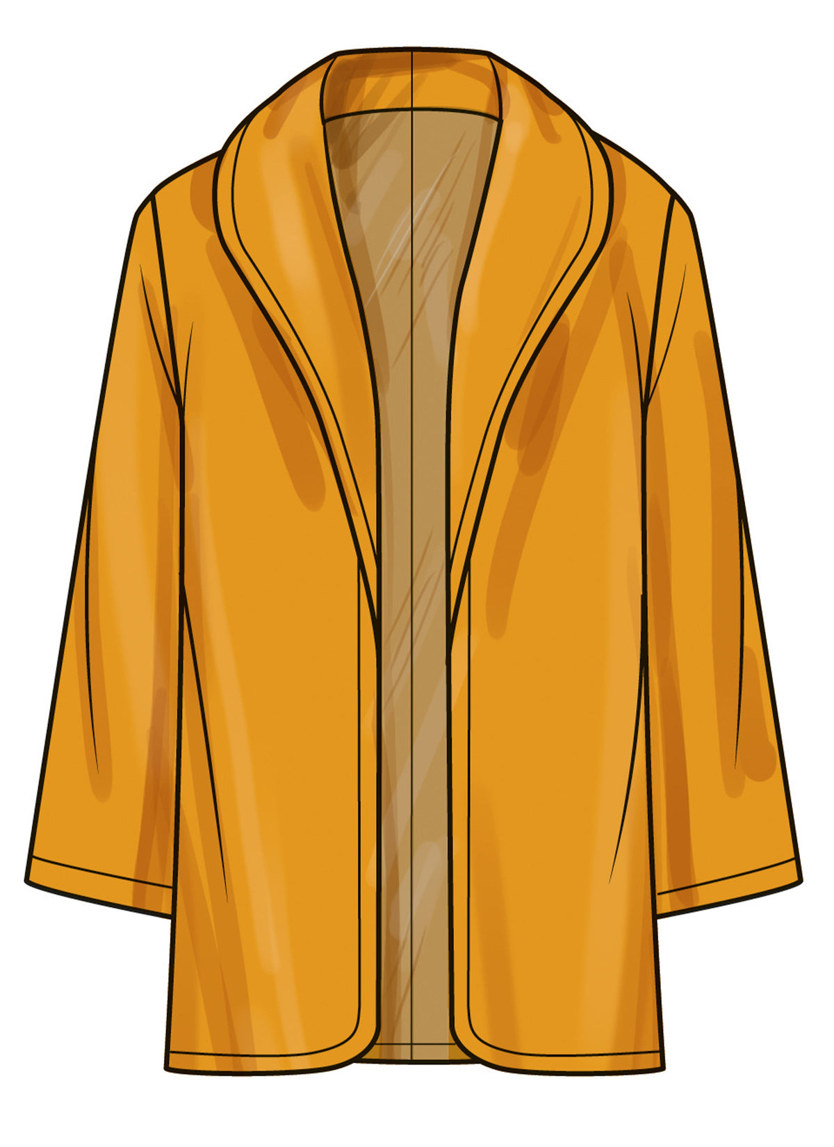 Simplicity Misses Coat in Two Lengths Sewing Pattern S3008