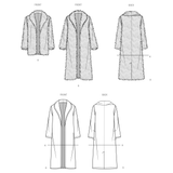 Simplicity Misses Coat in Two Lengths Sewing Pattern S3008