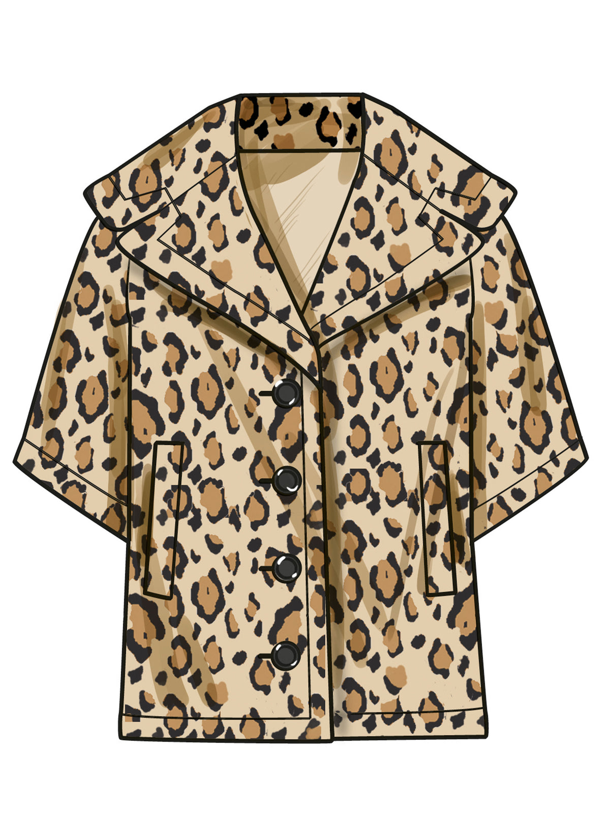 Simplicity Misses Jacket & Bag Sewing Pattern in Two Lengths S3009