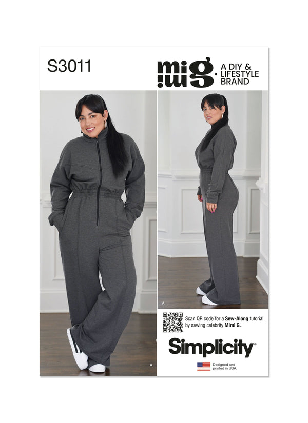 Simplicity Misses & Women's Jumpsuit Sewing Pattern by Mimi G S3011