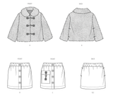 Simplicity Children's Jacket and Skirts Sewing Pattern S3014A