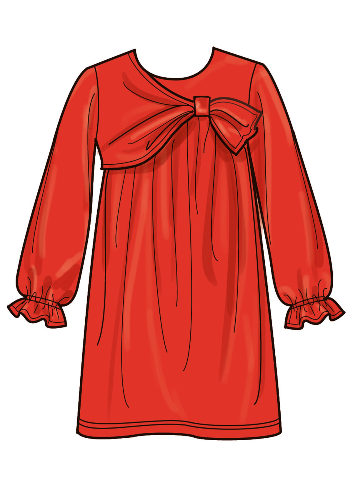 Simplicity Girls' Top, Dress and Pants Sewing Pattern S3015A