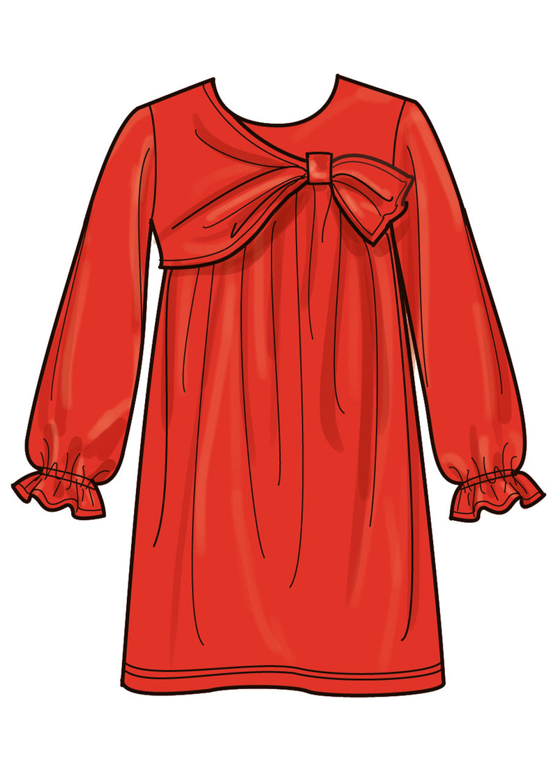 Simplicity Girls' Top, Dress and Pants Sewing Pattern S3015A