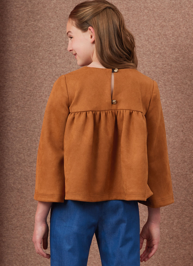 Simplicity Girls' Top, Dress and Pants Sewing Pattern S3015A
