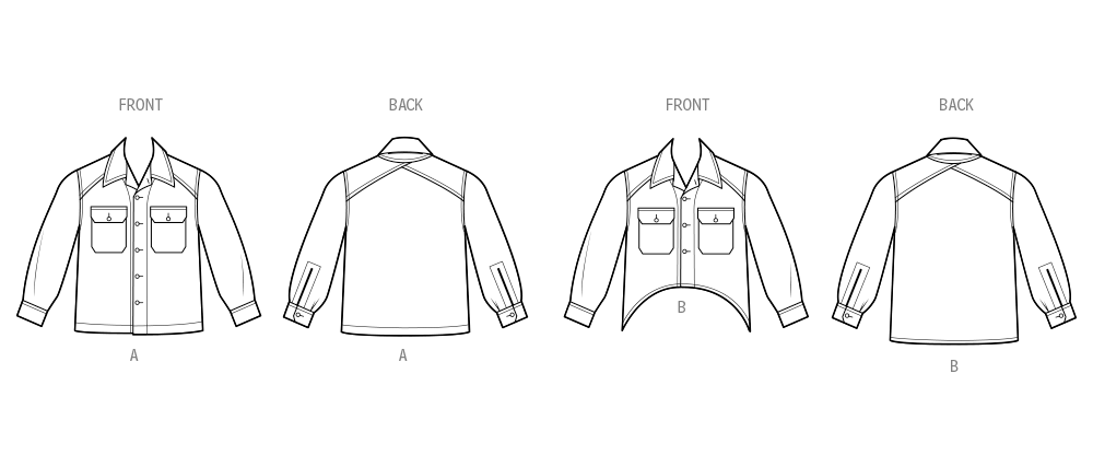 Simplicity Unisex Adaptive Shacket Sewing Pattern S3019A