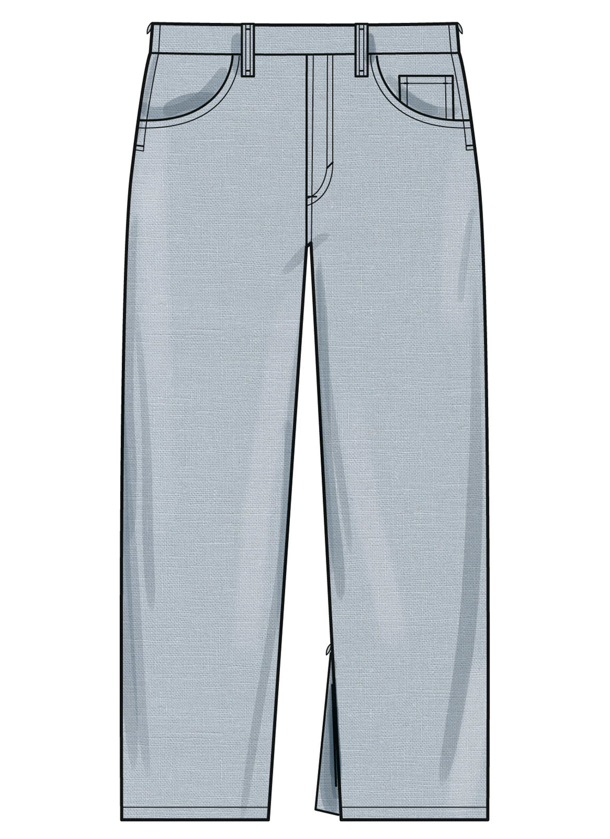 Simplicity Unisex Adaptive Jeans Sewing Pattern Guide S3020