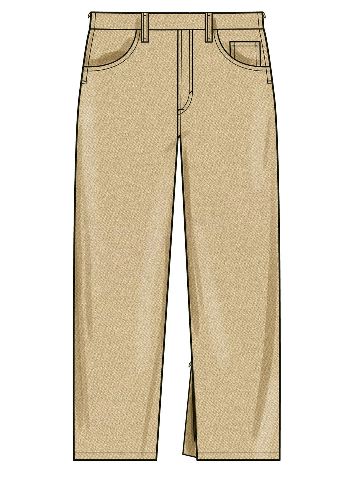 Simplicity Unisex Adaptive Jeans Sewing Pattern Guide S3020