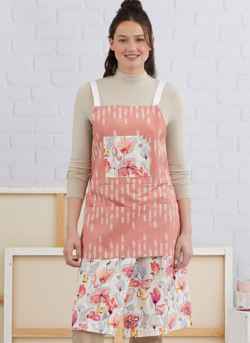 Simplicity Misses Aprons & Pant Aprons Sewing Pattern S3021A