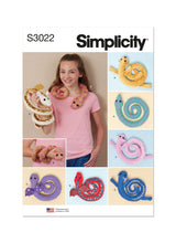 Simplicity Plush Critters: Easy Sewing Pattern Guide S3022OS