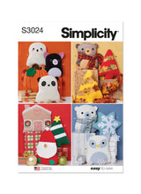 Simplicity Seasonal Throw Pillows Sewing Pattern Guide S3024OS