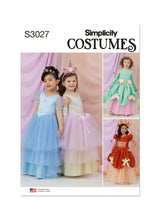 Simplicity Children's Costumes Sewing Pattern Guide S3027A