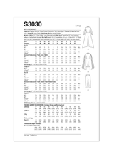 Simplicity Men's Costume Suits Sewing Pattern Guide S3030