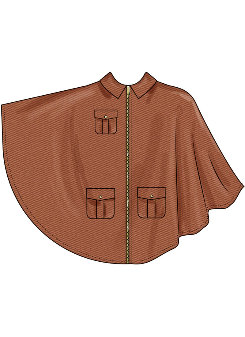 Simplicity Misses Capes: Stylish Sewing Pattern Guide S3033A