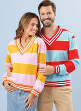 Simplicity Unisex Knit Vest and Tops Sewing Pattern S3040A