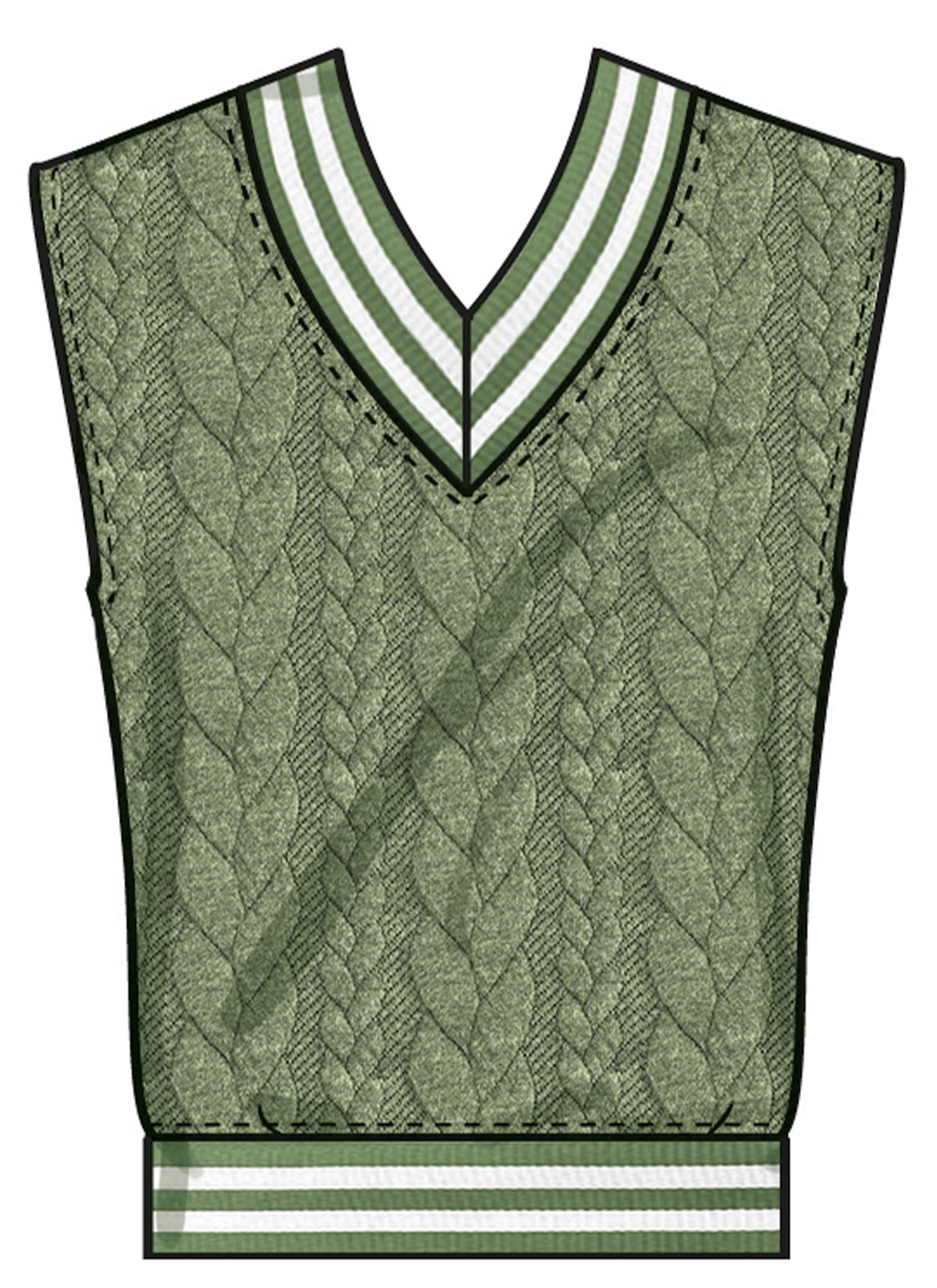 Simplicity Unisex Knit Vest and Tops Sewing Pattern S3040A