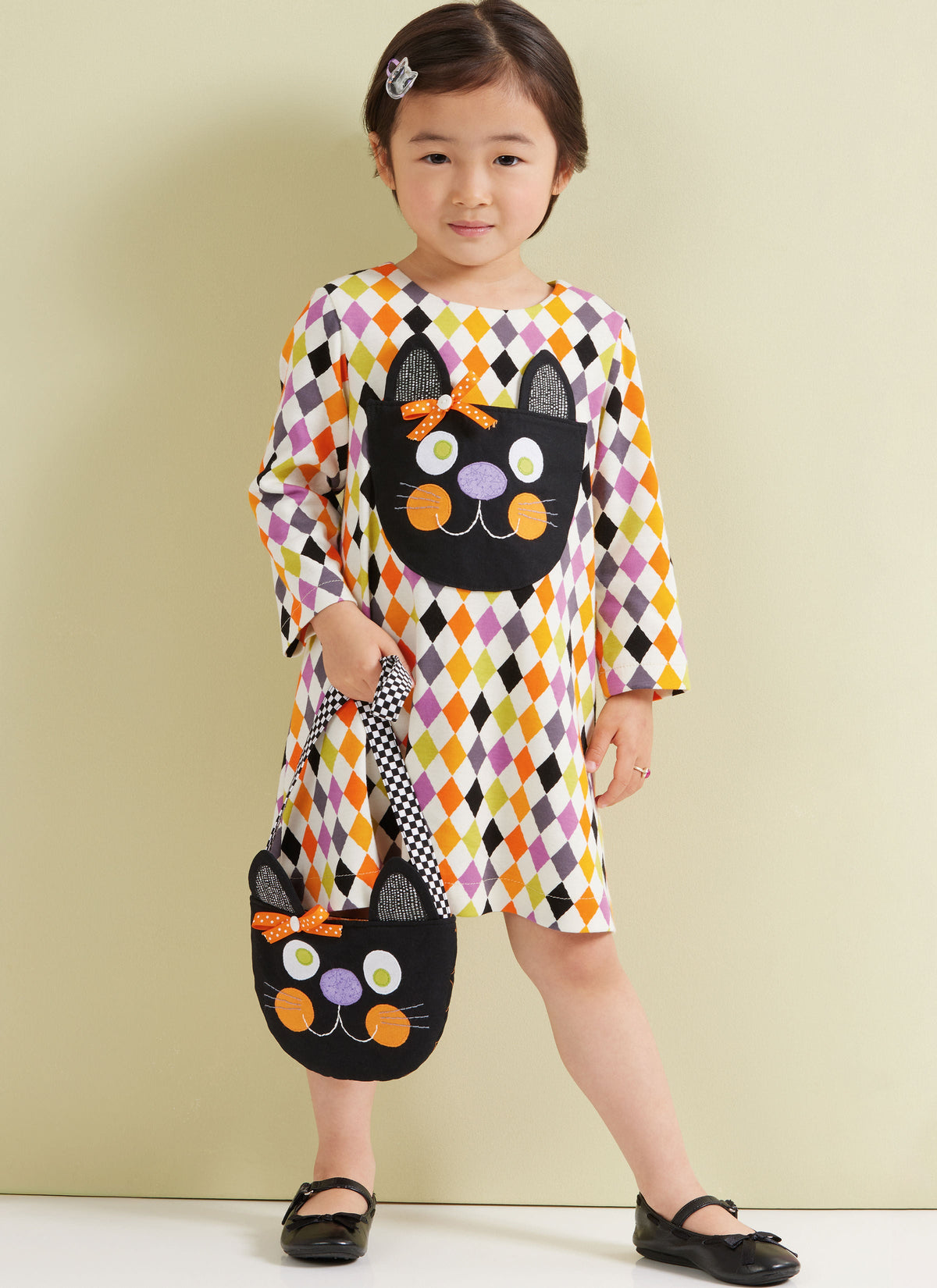 Simplicity Toddlers' Dress Sewing Pattern with Sleeve Variations S3042A