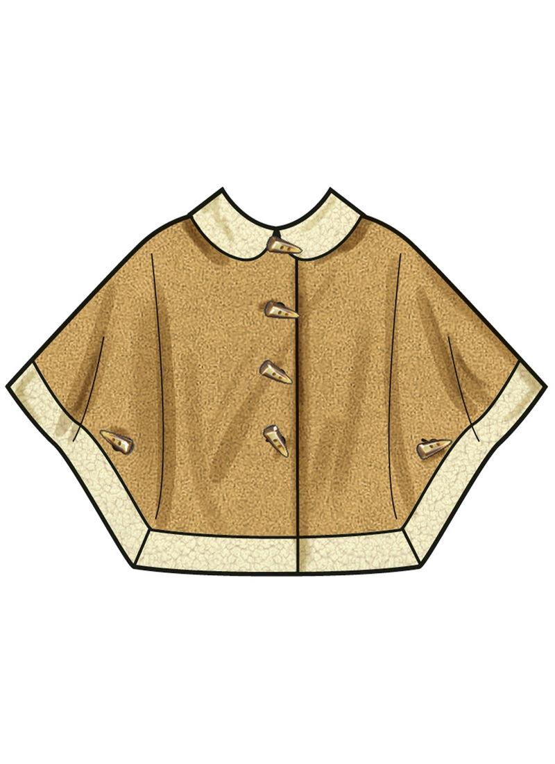 Simplicity Children's and Girl's Ponchos Sewing Pattern S3043