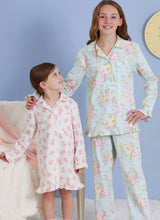 Simplicity Children's Lounge Tops, Gown, Shorts & Pants Pattern S3045