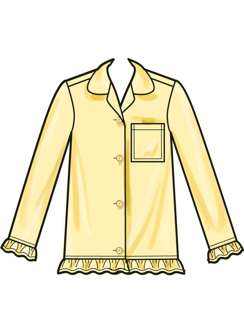 Simplicity Children's Lounge Tops, Gown, Shorts & Pants Pattern S3045