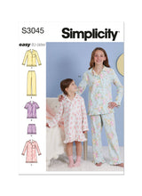Simplicity Children's Lounge Tops, Gown, Shorts & Pants Pattern S3045