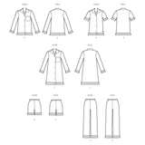 Simplicity Children's Lounge Tops, Gown, Shorts & Pants Pattern S3045