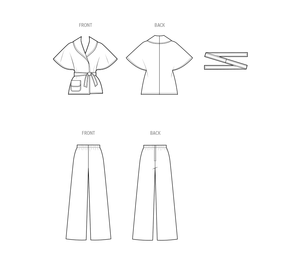 Simplicity Misses Pants and Jacket Sewing Pattern S3047