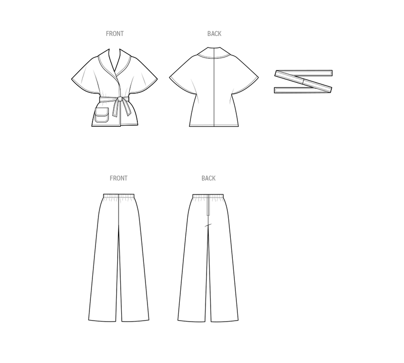 Simplicity Misses Pants and Jacket Sewing Pattern S3047