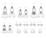 Simplicity: Children's & Misses Apron, Mitts & Hat Sewing Pattern S3050A