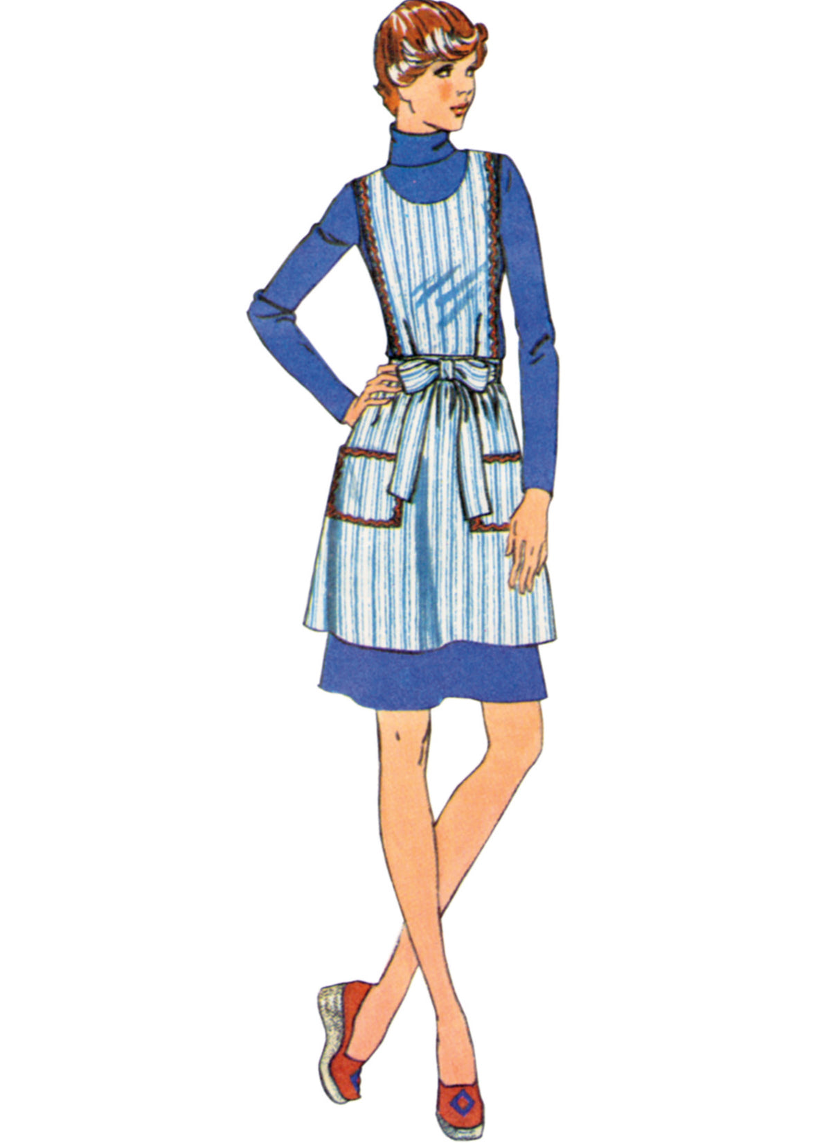 Simplicity Misses Apron in Two Lengths Sewing Pattern S3051A