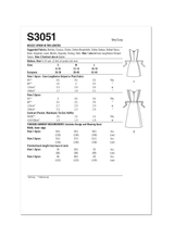 Simplicity Misses Apron in Two Lengths Sewing Pattern S3051A