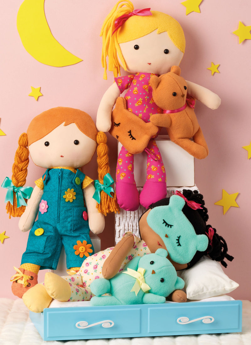 Simplicity Stuffed Dolls Sewing Pattern by Elaine Heigl S3053OS