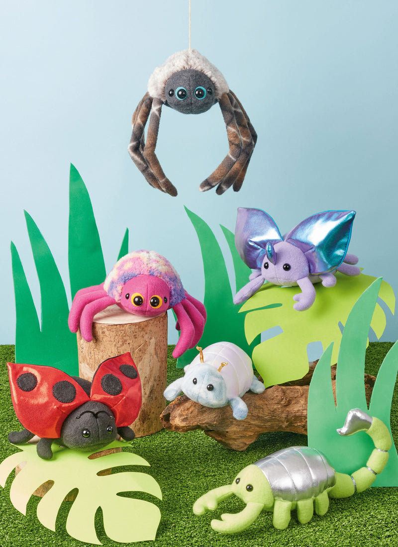 Simplistic Bug Pattern Simplicity Plush Bugs Sewing Pattern for Creative Projects S3054OS ...