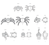 Simplicity Plush Bugs Sewing Pattern for Creative Projects S3054OS