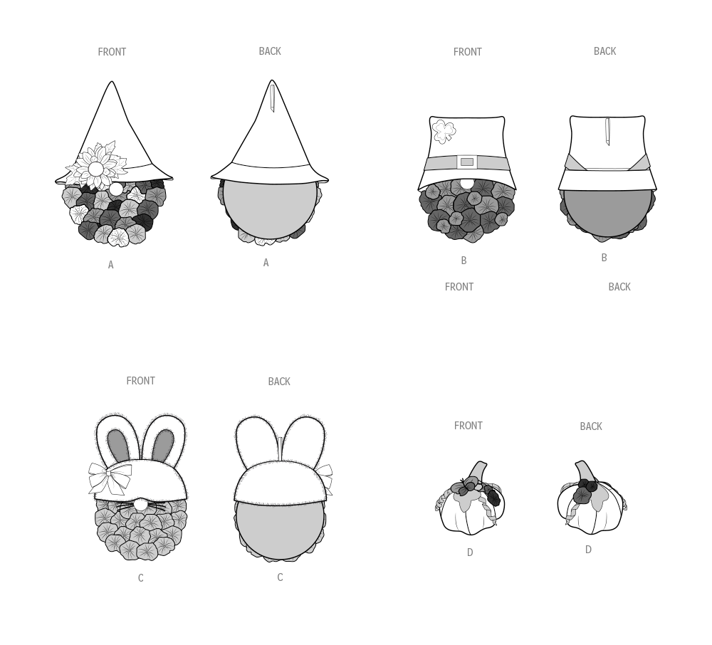 Simplicity Seasonal Crafts: Easy Sewing Patterns for All S3055OS