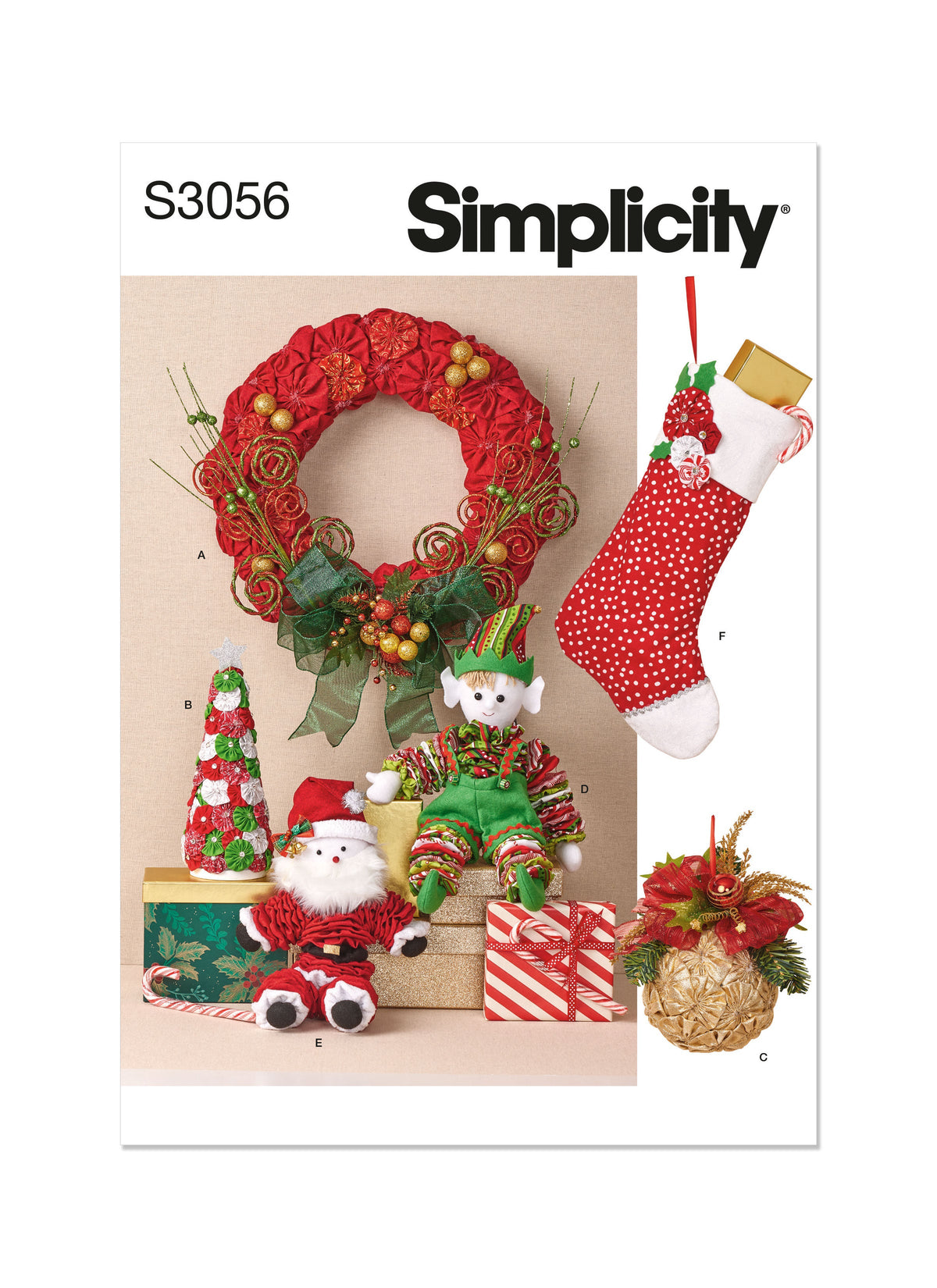 Simplicity Holiday Crafts: Create Your Own Sewing Pattern S3056OS