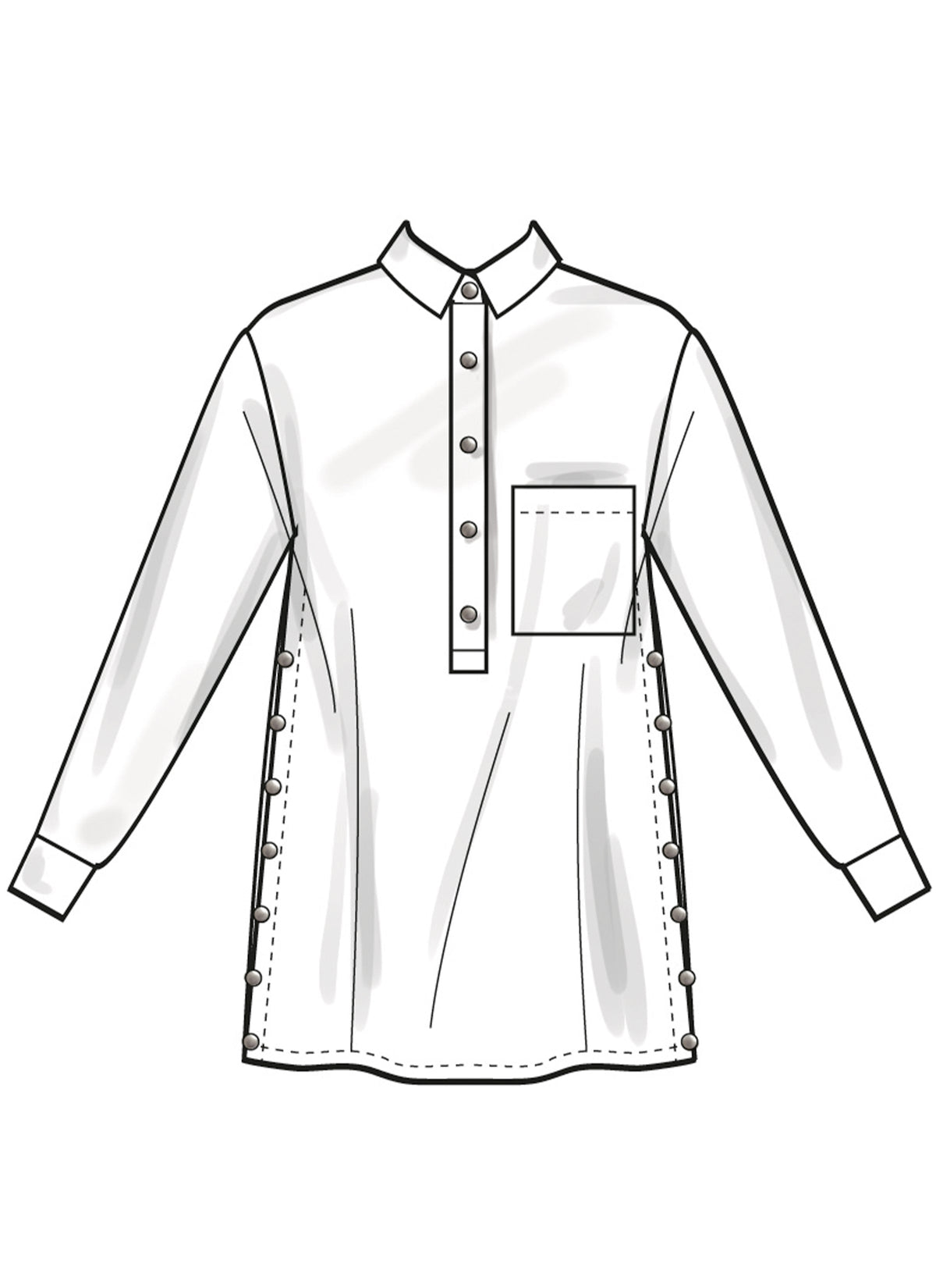 Simplicity Misses Tops and Tunics Sewing Pattern Guide S3068A