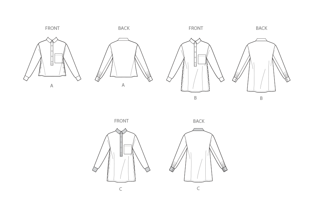 Simplicity Misses Tops and Tunics Sewing Pattern Guide S3068A