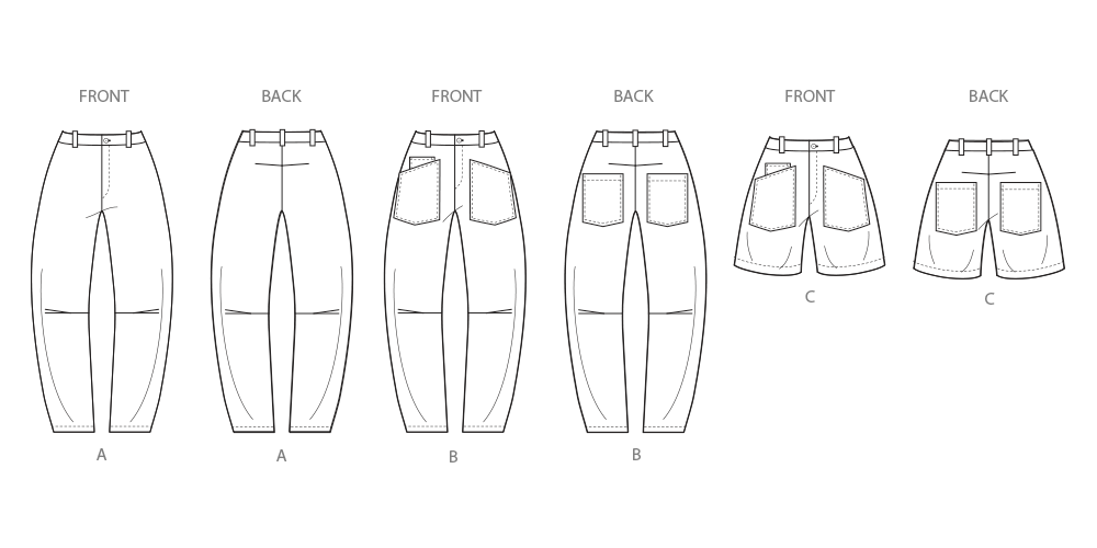 Simplicity Misses Pants and Shorts Sewing Pattern S3069
