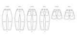 Simplicity Misses Pants and Shorts Sewing Pattern S3069