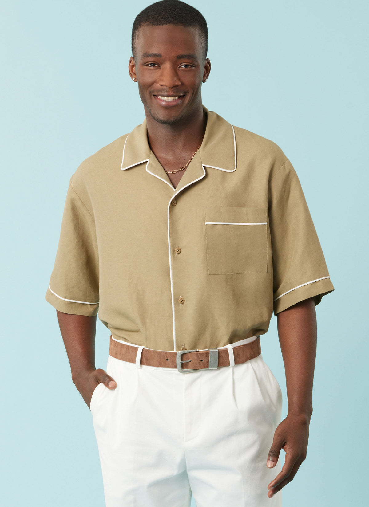 Simplicity Men's Shirts Sewing Pattern for Stylish Creations S3075A